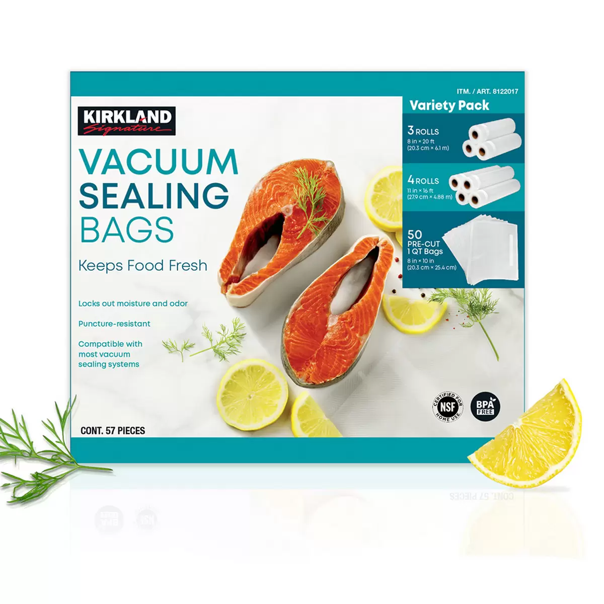 Kit Para Sistema De Empaque al Vacío Kirkland Signature